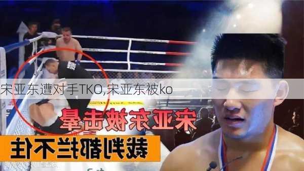 宋亚东遭对手TKO,宋亚东被ko