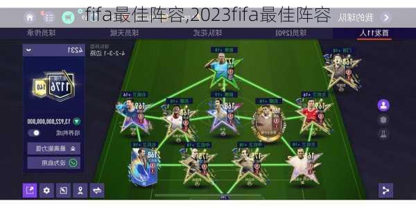 fifa最佳阵容,2023fifa最佳阵容