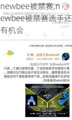 newbee被禁赛,newbee被禁赛选手还有机会