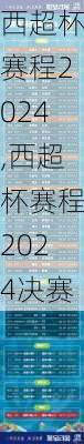 西超杯赛程2024,西超杯赛程2024决赛