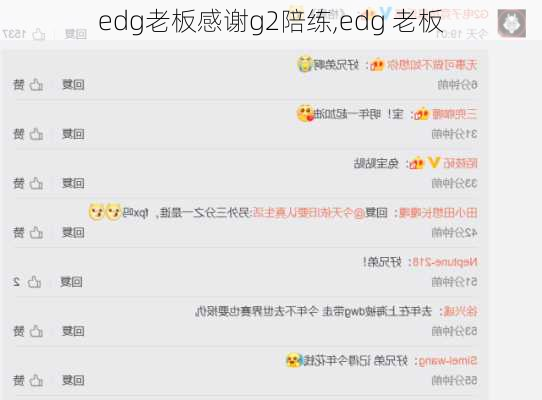 edg老板感谢g2陪练,edg 老板