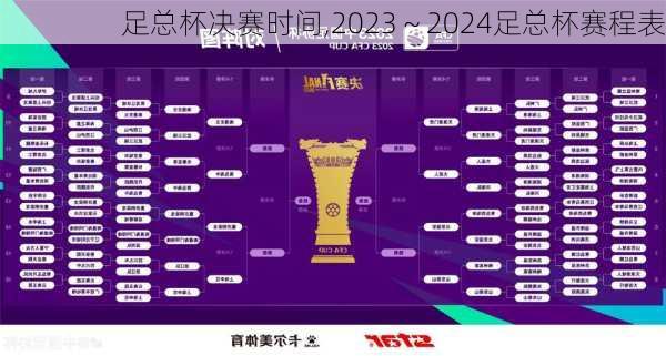 足总杯决赛时间,2023～2024足总杯赛程表